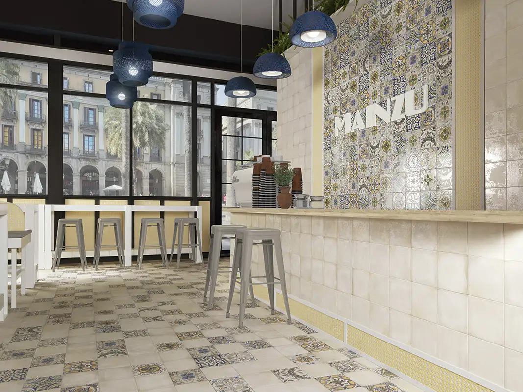 centro bianco maiolica faenza mainzu